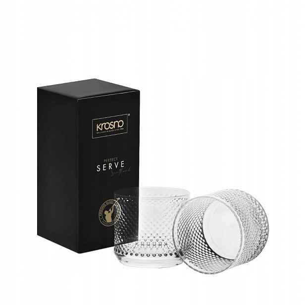 Sklenice na whisky Krosno Perfect Serve ručně tvarované 270 ml 2 ks