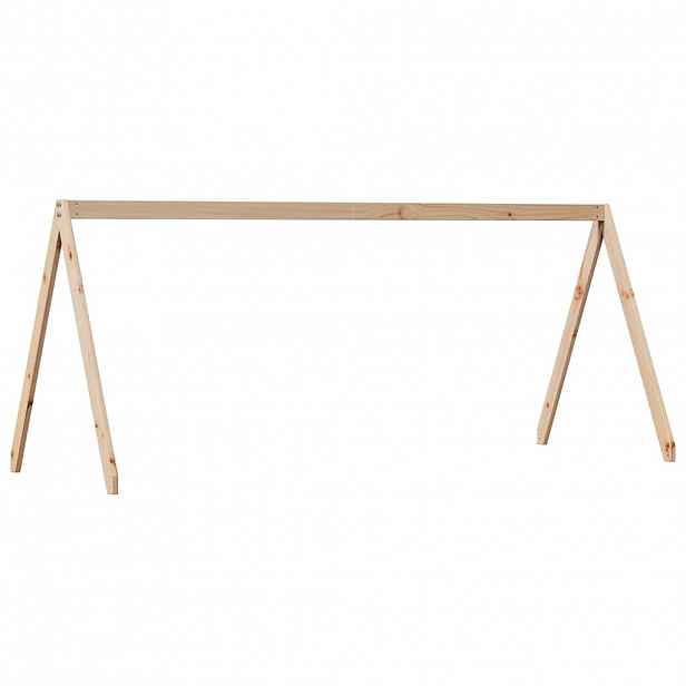 vidaXL Střecha na dětskou postel 209x85,5x88 cm masivní borové dřevo