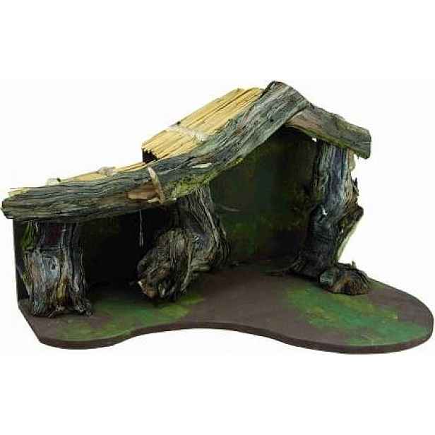 Vánoční betlém 61x40x36 cm, velikost 14-15 cm
