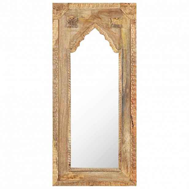 vidaXL Zrcadlo 50 x 3 x 110 cm masivní mangovníkové dřevo