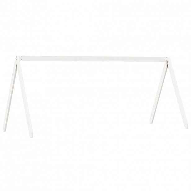 vidaXL Střecha na dětskou postel bílá 209 x 85,5 x 88 cm borové dřevo