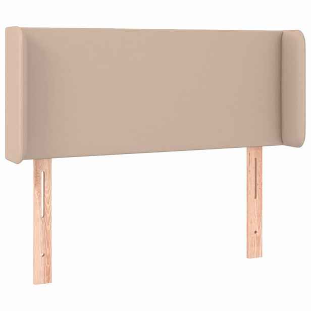 vidaXL Čelo postele typu ušák cappuccino 103x16x78/88 cm umělá kůže