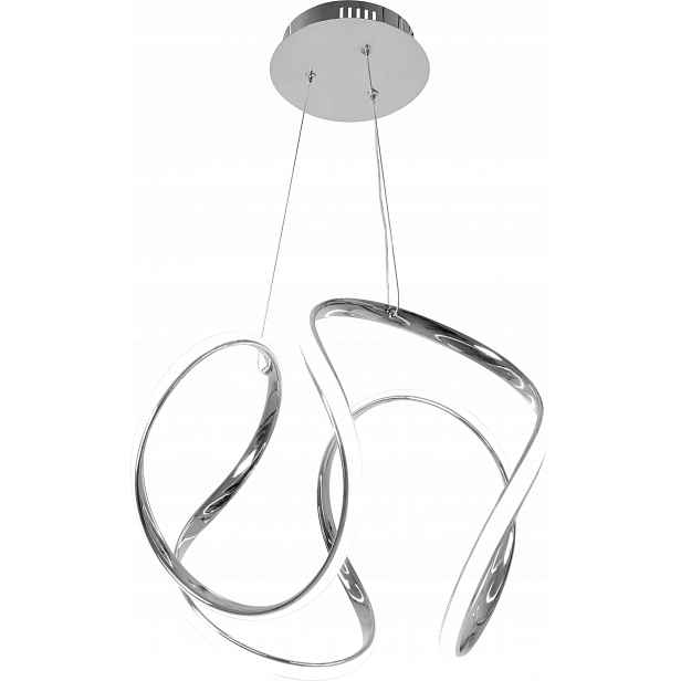 Závěsné Stropní Svítidlo Led s dálkovým ovládáním Chrome do ložnice obývacího pokoje