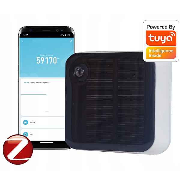 Venkovní senzor slunečního záření Zigbee Tuya < 83000LUX
