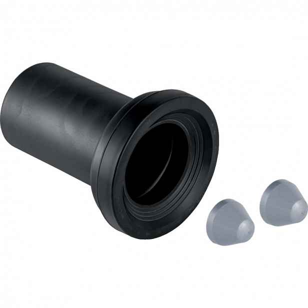 Geberit - Připojovací trubka s manžetou a krycími víčky, d 90 mm 152.425.46.1