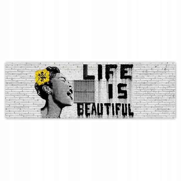 Plakáty 200x66 Banksy Life jsou krásné