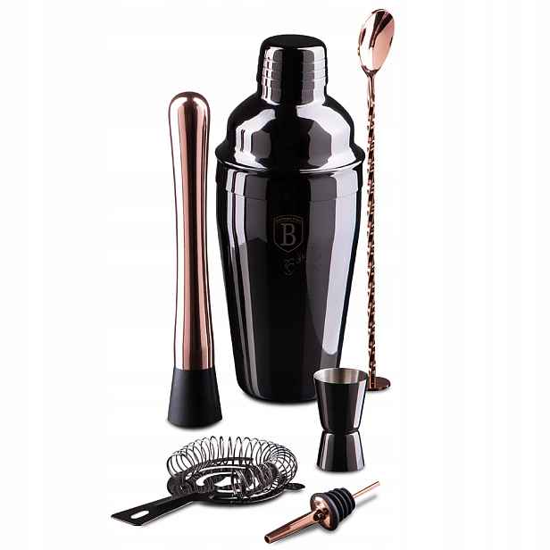 BH-8545 6dílná barová sada BerlingerHaus Black Rose Collection