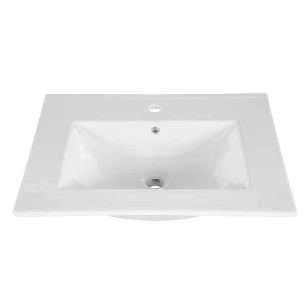 Comad Keramické umyvadlo Lava 46x61x17 cm bílé