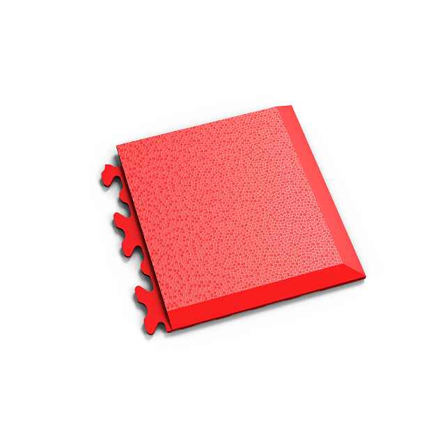 Dlaždice rohová D Fortelock Machine invisible hadí kůže ROSSO RED