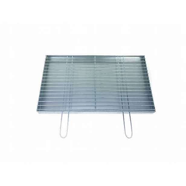 Rošt pro stavbu grilu 67x40 cm 4 mm popelník