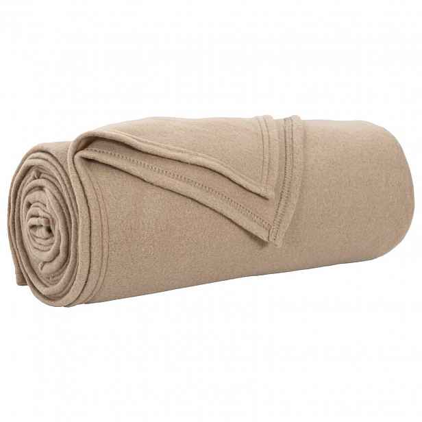 vidaXL Dekorační deky 24 ks Velbloudí 240 x 220 cm 17.62 kg Fleece