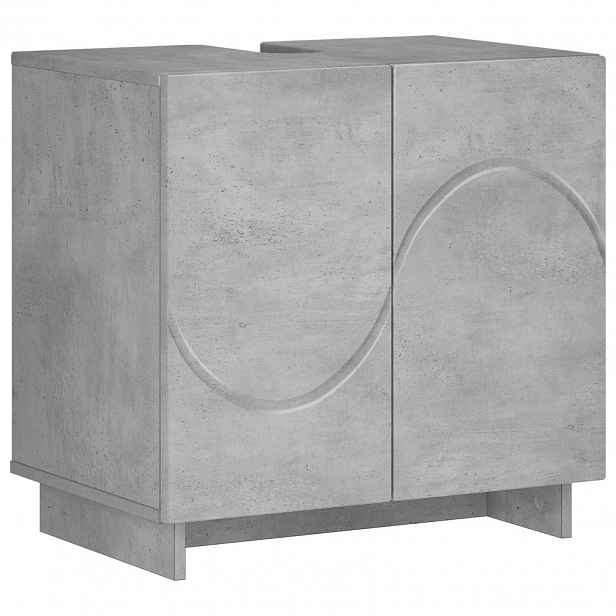 vidaXL Koupelnová skříňka Betonově šedá 60 x 41 x 58 cm