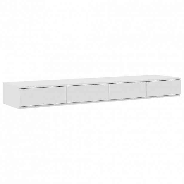 vidaXL Zásuvky pod postel Bílá 160 x 36,5 x 16,5 cm Kompozitní dřevo