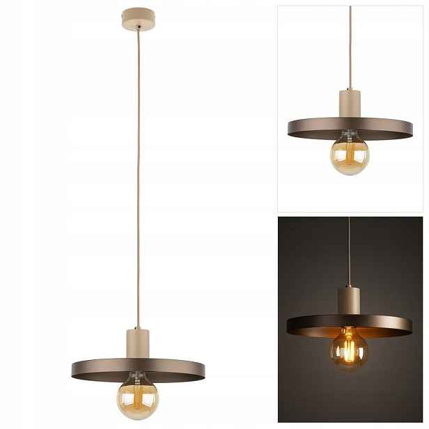 Závěsná lampa Sila hnědá do kuchyně s náladovým osvětlením Tk Lighting