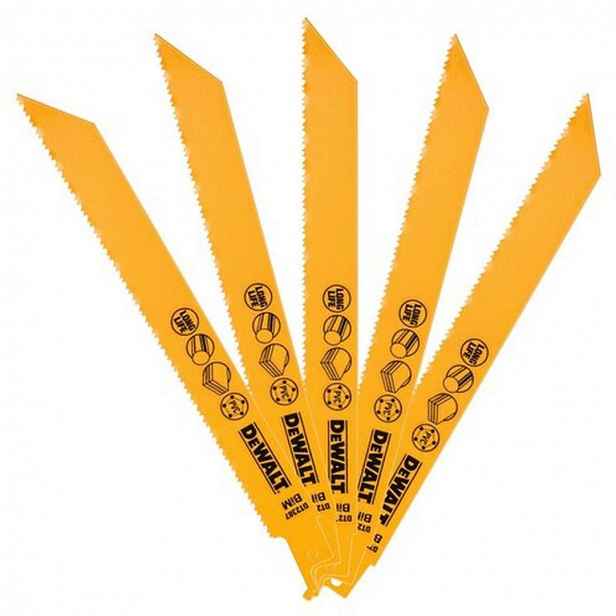 DeWALT - Sada pilových plátků, délka 20 cm, 5 ks DT2387