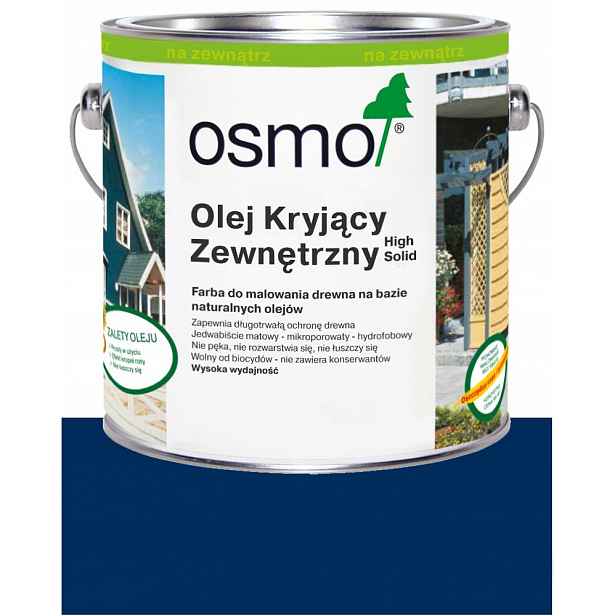 Osmo Vnější krycí olej pro fasády oken nábytku 2506 Světle Modrá Král 2,5L