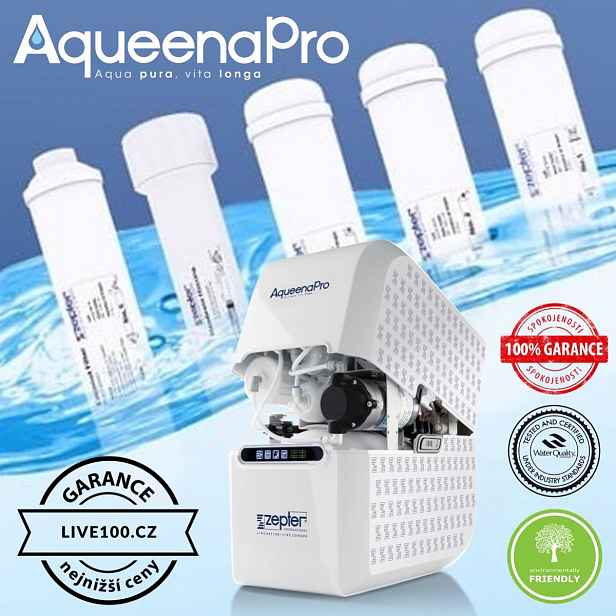 Sada filtrů pro čističku vody Zepter Aqueena Pro + DÁREK