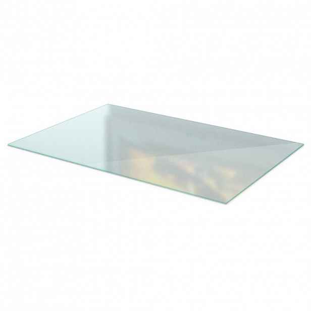 TULUP SKLENĚNÁ PODLOŽKA pod kamna 60x40 cm – mléčné sklo