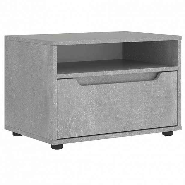 vidaXL TV skříňka VISNES betonově šedá 60x40x38 cm kompozitní dřevo