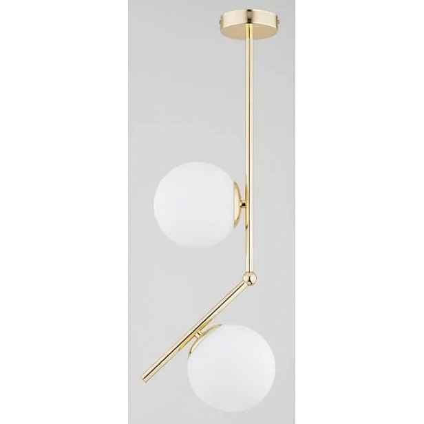 Liberty zlatá moderní závěsná lampa 2bodová 62267 Alfa