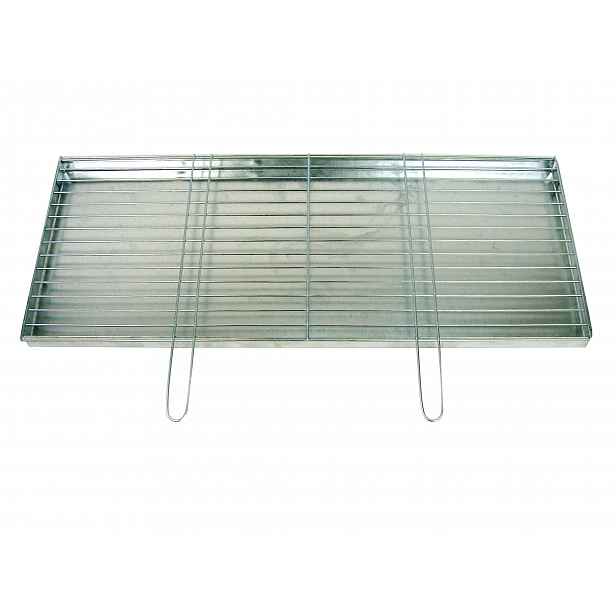 Rošt pro stavbu grilu 100 x 40 cm 4 mm popelník
