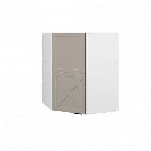Vicco ROHOVÝ VĚŠÁK NA STĚNU Fame-Line GreyBeige 57 cm