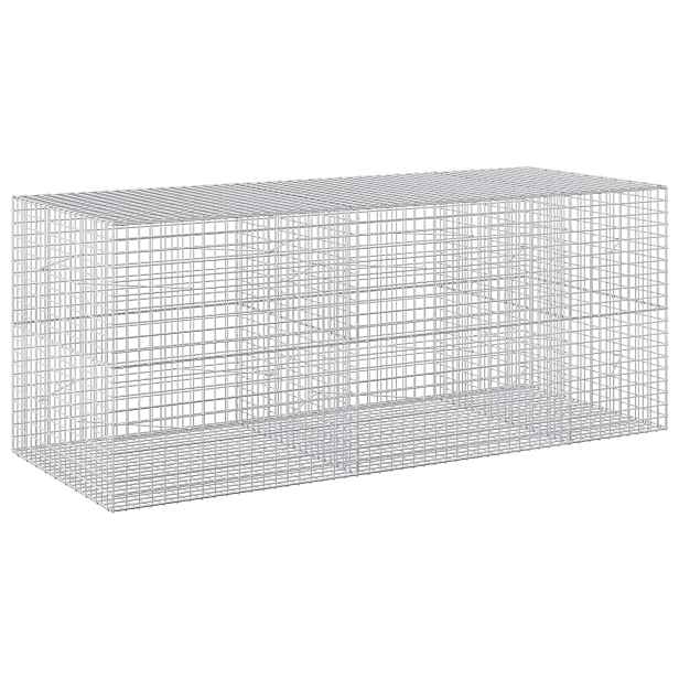 vidaXL Gabion s drátem 3,5 mm a síťkou 5x5 cm 250x100x100 cm