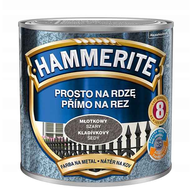 Hammerite Barva na rez 2,5L Šedá Kladívková