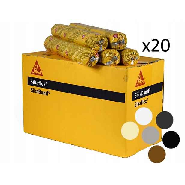 Těsnící Lepidlo Sika Sikaflex 11FC Puroform 600ML Šedý Betonový x20