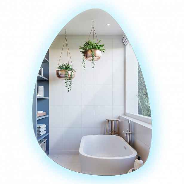 TULUP LED ZRCADLO 64x90 cm asymetrické 6000K