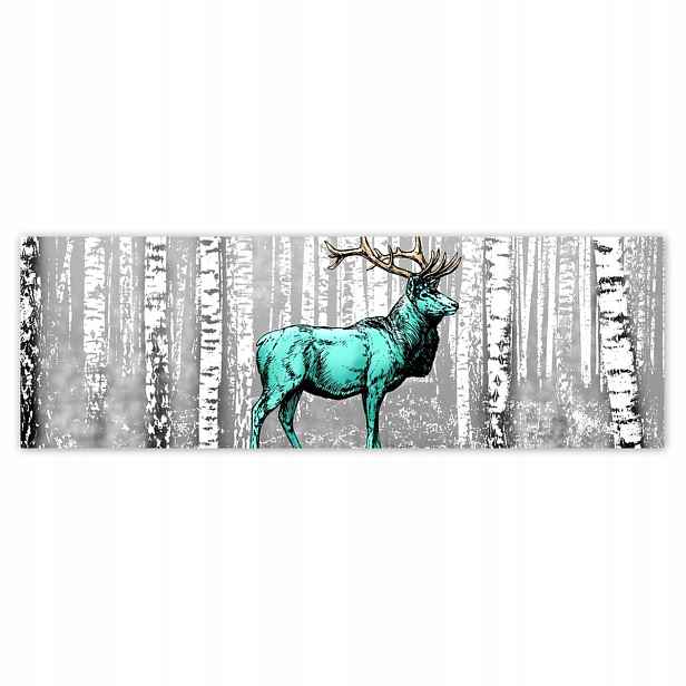 Plakáty 200x66 Jelen Bříza Břízy Les
