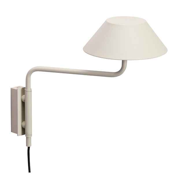 Béžové kovové LED stmívatelné nástěnné svítidlo do zásuvky ø 30 cm Cover – Hübsch