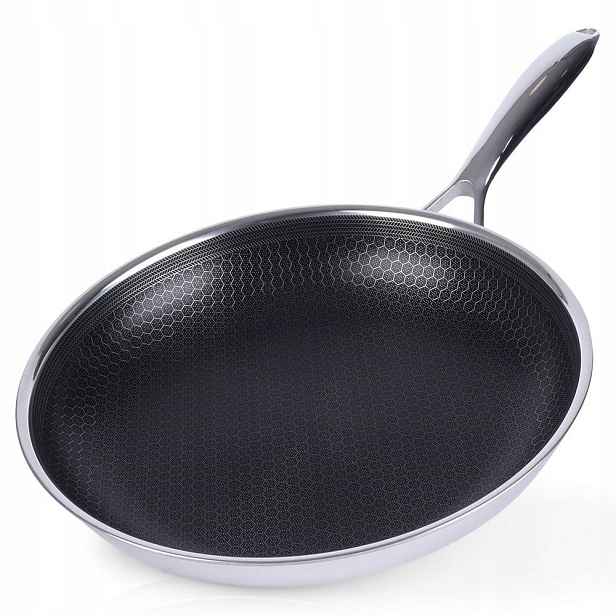 Ocelová Pánev Cookcell 28 CM Nepřilnavá, Indukční, Myčka Nádobí