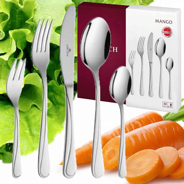 Sada 30 Příborů Lesk 6 Osob Sada Příborů Krabička Gerlach Mango