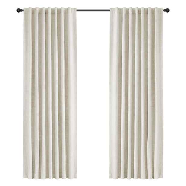 Záclony Inovaday 100% zatemňovací béžové 245 x 140 cm 2 panely R14