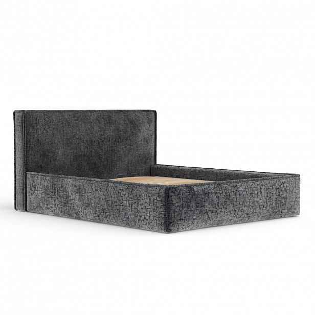 Maison de Reve ČALOUNĚNÁ POSTEL Lounge, 140/200 cm, tmavě šedá