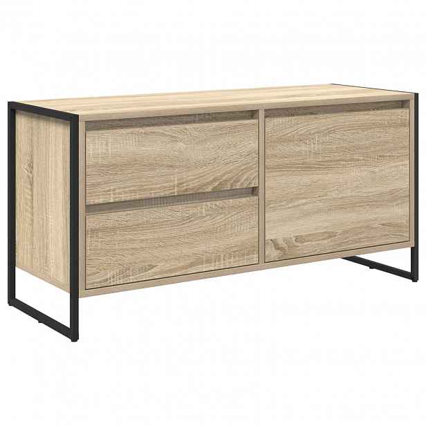 vidaXL Televizní skříň 100 x 36 x 49.5 cm Dub sonoma Kompozitní dřevo