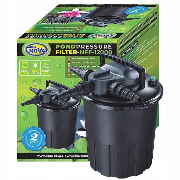 Aqua Nova NFF-12000 Uv-c tlakový filtr do jezírka