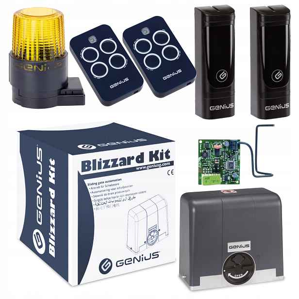 Genius Blizzard 900 Lampa Guard 230V Pilot Echo 2ks Pohon posuvné brány