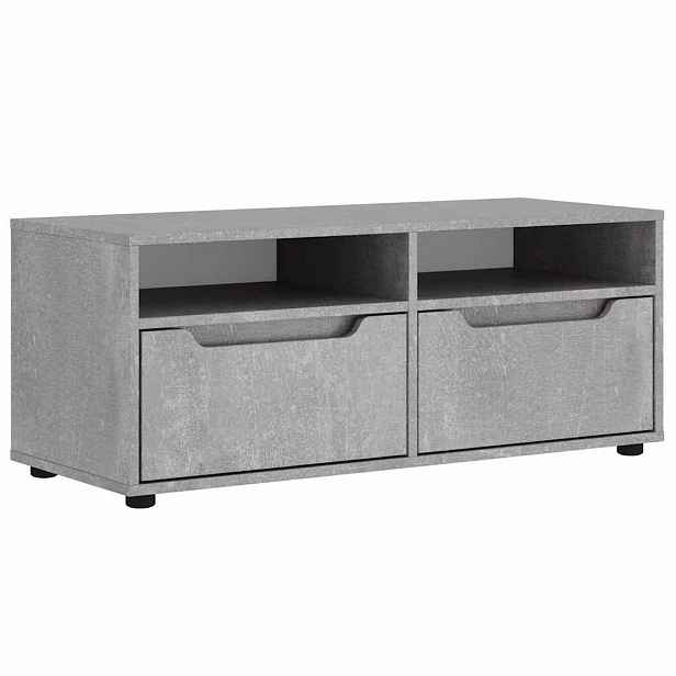 vidaXL TV skříňka VISNES betonově šedá 100x40x38 cm kompozitní dřevo