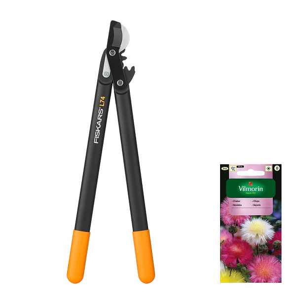 Fiskars Powergear Zahradní nůžky na čerstvé větve M +dárek semena