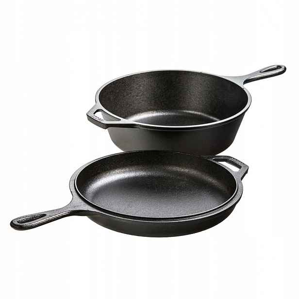 Lodge LCC3 Combo Cooker litina Usa hrnec 3 qt pánev