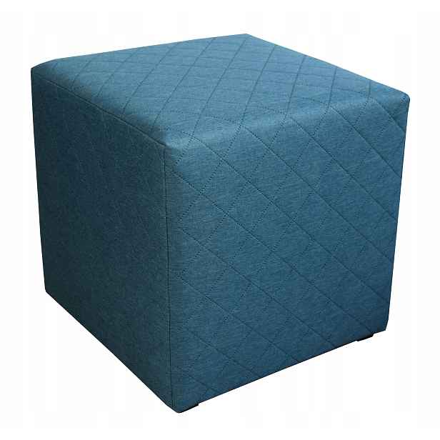 Taburet Čtvercová 40x40x40 cm Sawana Lux prošívaná