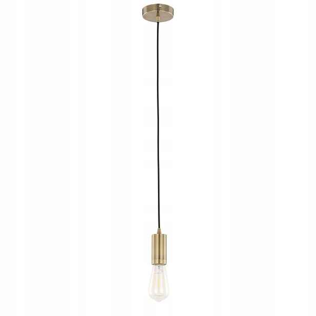 Závěsná lampa zlatá nad stůl ostrov bar loftová deska Italux