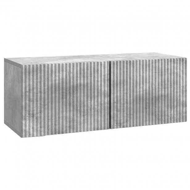 vidaXL Nástěnná TV skříň 78,5 x 31 x 30 cm Betonově šedá