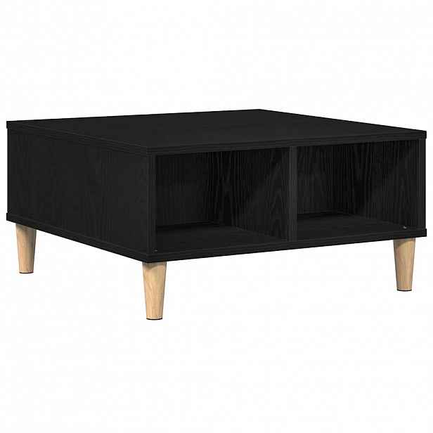 vidaXL Konferenční stolek Černý dub 60 x 60 x 30 cm Kompozitní dřevo