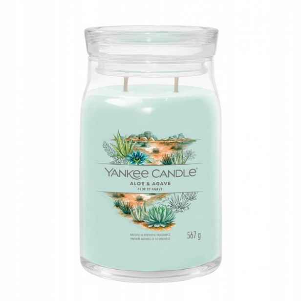Yankee Candle velká sklenice Aloe&Agave s 2 knoty