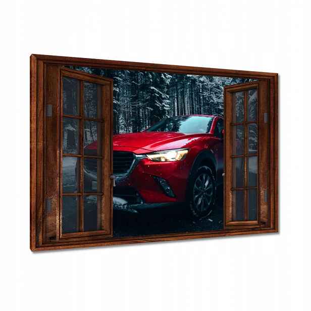 Obrazy 120x80 Červená Mazda Auto
