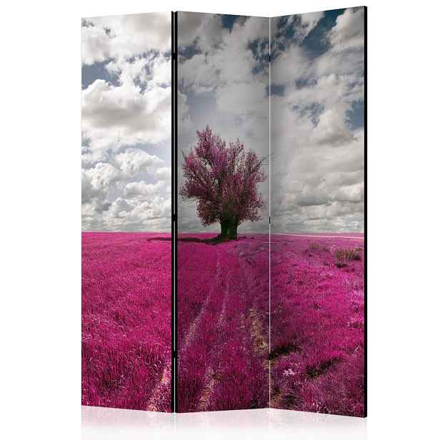 Paraván Magenta meadow Dekorhome