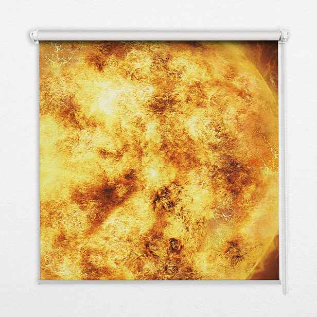 TULUP VNITŘNÍ roleta - okenní roleta - roleta - 60x140 cm - Žlutá mřížka